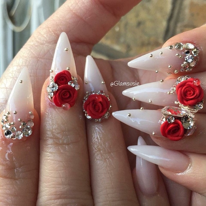 Scented Elegance: Exploring the Fashion Charm of Rose Nails插图