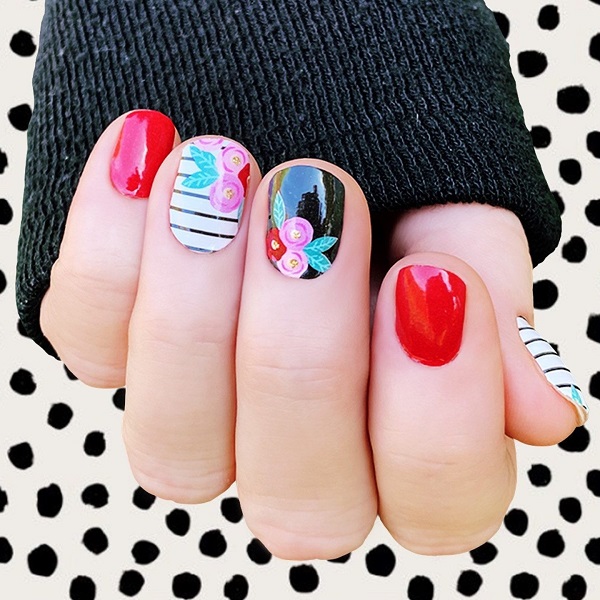 Blooming Creativity: Unleash Your Fashion Statement with Rose Nails插图
