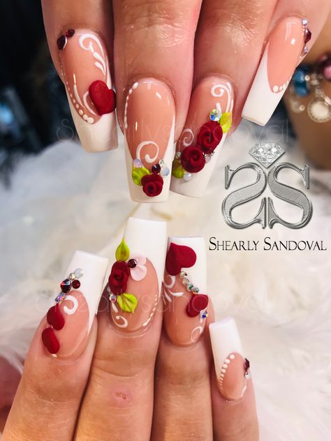 Dazzling Blossoms: Showcasing Your Personality and Charm with Rose Nails插图